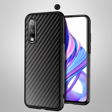 Carbon Fiber Case For Samsung Galaxy S20 S10 S9 S8 Plus S10E Soft Silicone Case Cover On For Samsung A51 A71 A50 A31 M21 M31 M11 ► Photo 1/6