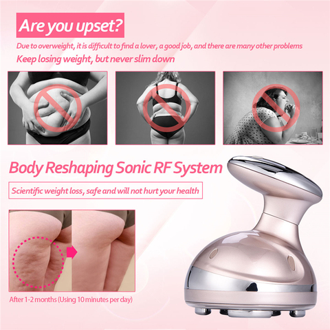 RF Cavitation Ultrasonic Body Slimming Machine LED Fat Burner Anti Cellulite Lipo Device Skin Tightening Weight Loss Massager ► Photo 1/6