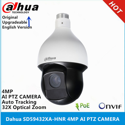 Dahua SD59432XA-HNR 4MP PTZ Starlight camera 32X optical zoom  IR150M auto tracking AI Network Speed Dome Camera ► Photo 1/2