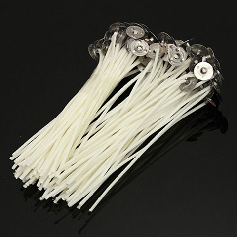 30pcs White Cotton Wax Core Candle Making for DIY Art 10CM Cotton Candles Pre-Waxed Core Accessories Decoration Making Candles ► Photo 1/6