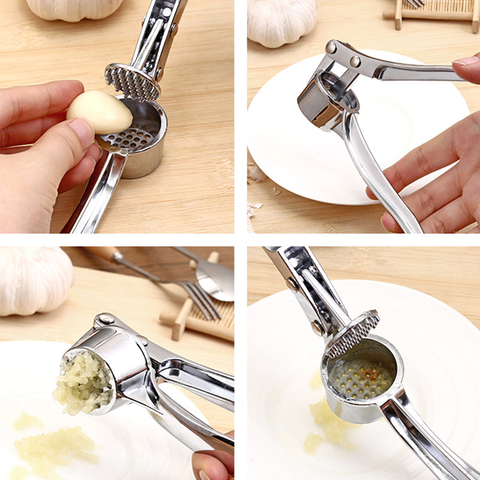 1pcs Garlic Press Crusher Kitchen Cooking Vegetables Ginger Squeezer Masher Handheld Ginger Mincer Tools Kitchen Accessories ► Photo 1/6