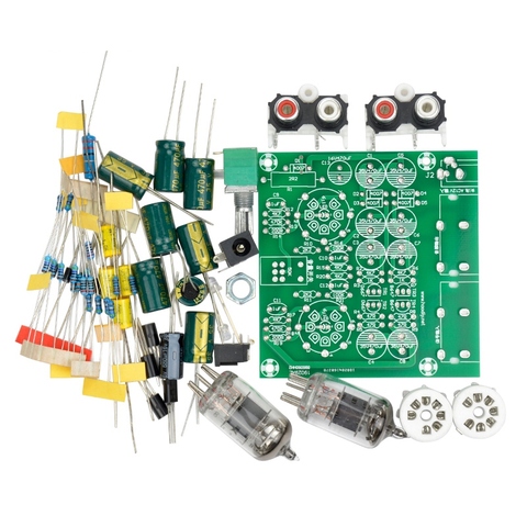 Tube Amplifiers Audio board Amplifier Pre-Amp Audio Mixer 6J1 Valve Preamp Bile Buffer Diy Kits ► Photo 1/6