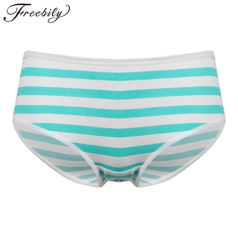 Women Stripe Panties Cotton Bikini Briefs Lolita Girl Underwear Kawaii Underpants Cute Japanese Anime Cosplay Ladies Knickers ► Photo 1/6