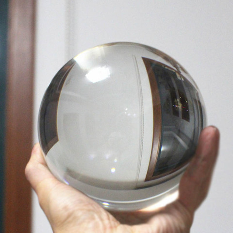 Hot Sale 30/40/50mm Clear Glass Crystal Ball for Photography Props Home Decoration Gifts NOV99 ► Photo 1/6