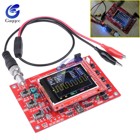 2.4“ Oscilloscope Digital TFT with Probe Alligator Test Clip for Arduino ARM Detection Development Board Assembled 2.4 Inches ► Photo 1/6