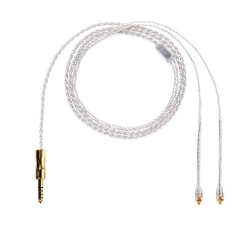 ALO Litz Audio Earphone Cable Jack 3.5/2.5/4.4mm Plug MMCX Connector Silver Plated HIFI Headset Headphone Balanced Cables ► Photo 1/6