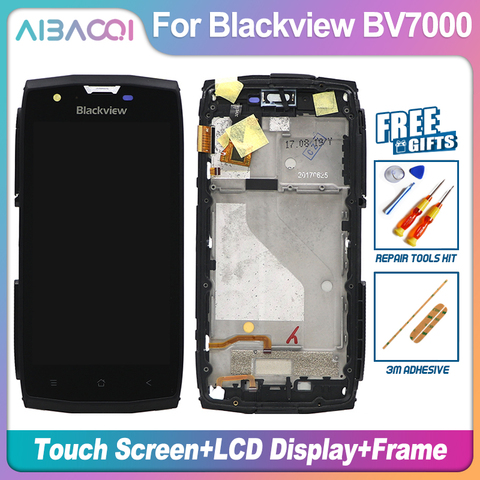 New Original 5.0 inch Touch Screen+1920X1080 LCD Display+Frame Assembly Replacement For Blackview BV7000/BV7000 Pro Phone ► Photo 1/5