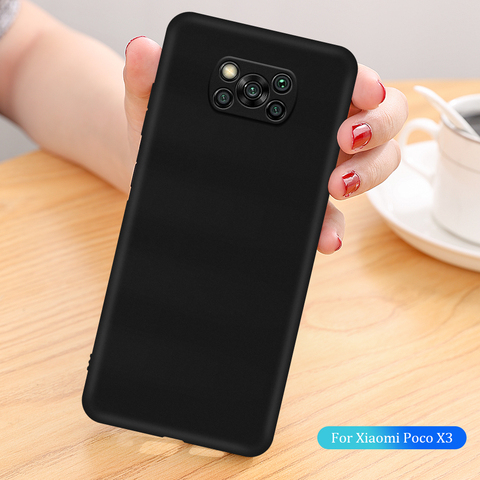 Poco X3 Pro Case Silicone Soft Phone Back Cover For Xiaomi Poco X3
