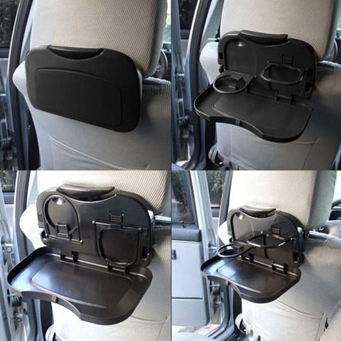 Car Drink Holder Folding Car Cup Holder Bracket for Food Auto Back Rear Seat Table Cup Phone Holder Car Storage Box Universal ► Photo 1/6