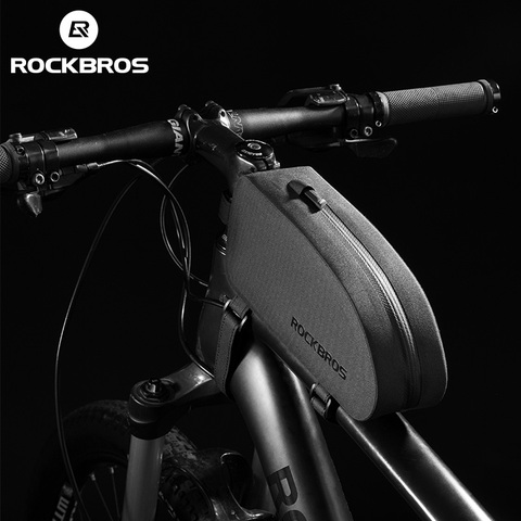 ROCKBROS Bike Bag Bicycle Panniers Frame Front Tube Waterproof Bag Cycling MTB Road Bag Storage Bicycle Accessories ► Photo 1/6