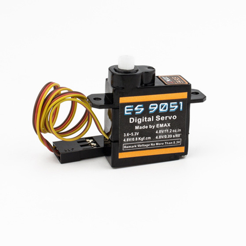 4PCS Original EMAX ES9051 Plastics Digital Servo 4.1g Waterproof Servo with Gears for RC Car Helicopter Boat Airplane Accessorie ► Photo 1/6
