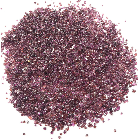 100g Red Garnet Quartz Crystal Polished Stone Rock Gravel Gem Healing Tumbled Chips Crushed Stone Specimen Gemstone Minerals ► Photo 1/5