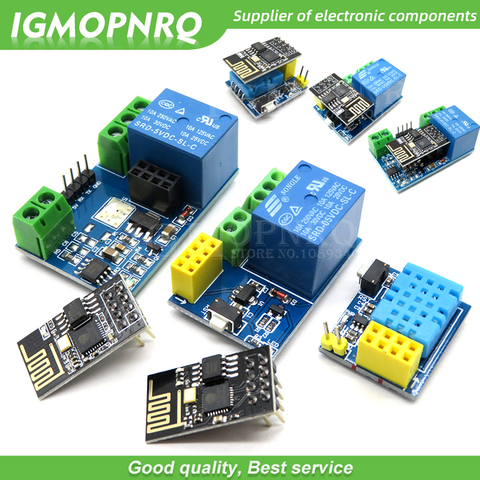 ESP8266 ESP-01 ESP-01S DHT11 Temperature Humidity Sensor Module ESP8266 WIFI NodeMCU Smart Home Distance 400m  IOT DIY Kit ► Photo 1/5