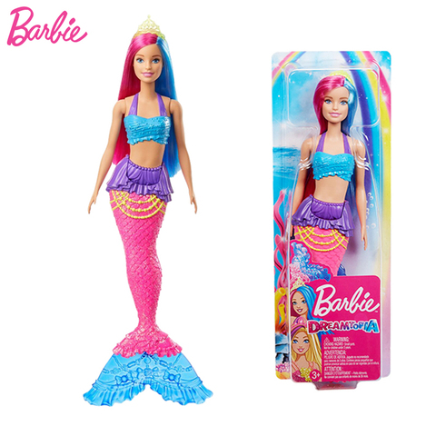 Dreamtopia Mermaid Barbie Dolls Body Dress Fairy Clothes Princess Baby Barbie Doll Toys for Girls Juguete Butterfly Boneca Gifts ► Photo 1/6