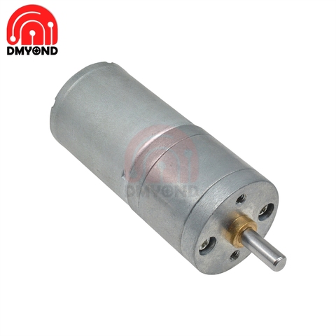 25GA370 DC 12V Micro Speed Gear Motor 100RPM Reduction Gear Motor Mini Metal Electric Gear Reducer Motor for Car Robot Model ► Photo 1/6