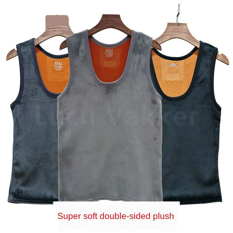 Mens thermal shirt Heat Vest Thermal Underwear Men Thick Warm Slim Vest Tops Autumn Winter termica Comfortable Underwear tutku ► Photo 1/6