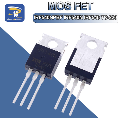 10PCS IRF510 IRF520 IRF530 IRF540 IRF630 IRF640 IRF730 IRF740 IRF830 IRF840 Transistor FET MOS TO-220 TO220 IRF3205 IRF540N ► Photo 1/6