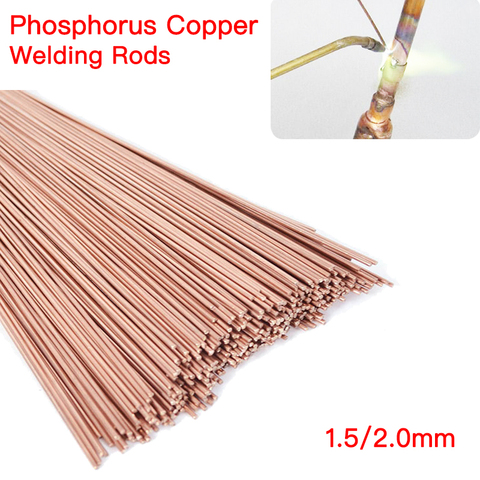 5/10/20Pcs 500mm Brass Welding Rod Phosphorus Copper Electrode Welding Wire Soldering Rod No Need Solder Powder Welding Rods ► Photo 1/4