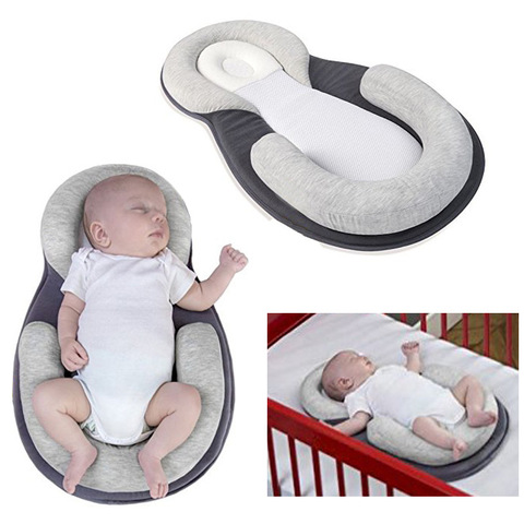 Buy Online 0 12 Months Newborn Baby Head Protection Cushion Pillow Anti Rollover Pillows Cotton Pillow Sleep Positioner Dropship Sleepers Alitools