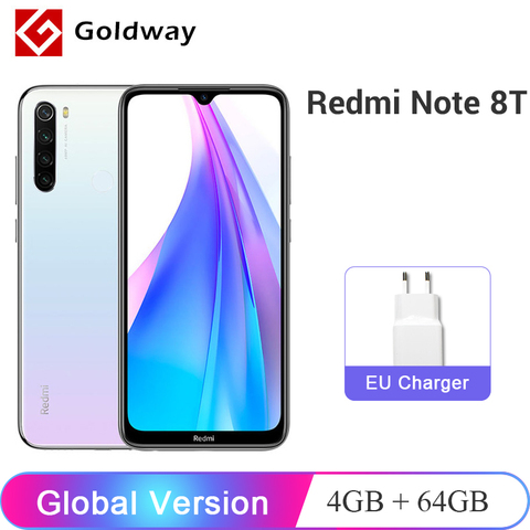 Global Version Xiaomi Redmi Note 8T 8 T 4GB 64GB NFC Cellphone 48MP Quad Rear Camera Snapdragon 665 Octa Core 4000mAh ► Photo 1/6