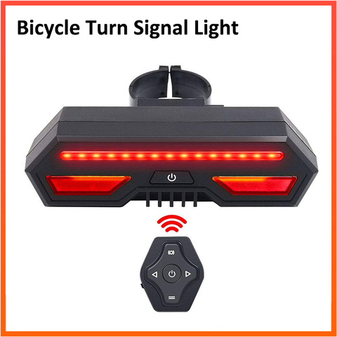 Turn Signal Light USB Rechargeable 2000mah Bicycle Rear Light Cycling Wireless Remote Control Intelligent for MTB Road Bike ► Photo 1/6