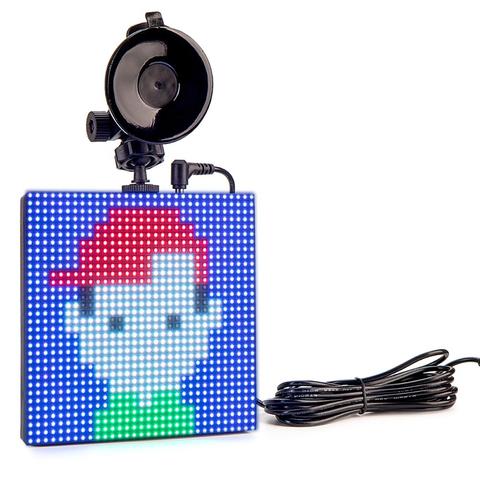 12v P4 Animation LED Signboard Car Etiquette Light Bluetooth Full color DIY Graffiti Logo LED Emotion Message Display Board ► Photo 1/6