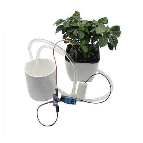 DIY Automatic Watering Irrigation System Soil Moisture Sensor Pump Module Kit ► Photo 1/6