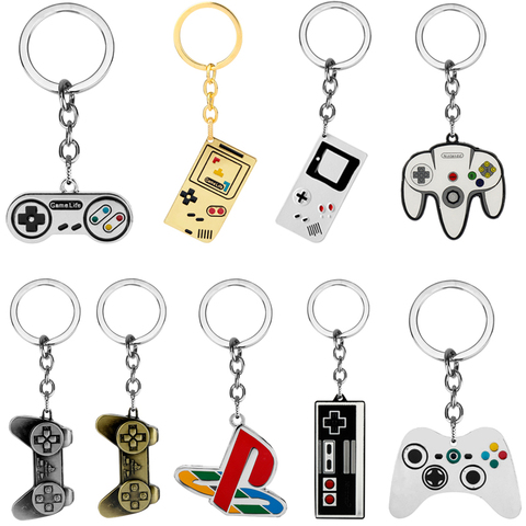 Creative Video Game Handle Keychain Creative Joystick Model Key Chain Key Ring For Boyfriend Men Key Holder Trinket Gift ► Photo 1/6