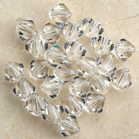 Free Shipping, 144pcs~720pcs/Lot crystal clear Chinese Top Quality  Glass/Crystal Bicone Beads.3mm,4mm, 5mm, 6mm, 8mm ► Photo 1/1