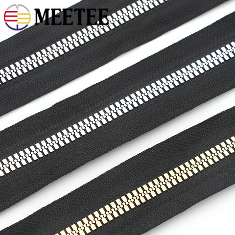 Meetee 4M 3# 5# 8# 10# 15# Resin Zipper Coded Coil Large Zippers for Jacket Outdoor Tent Decoration Zip DIY Sewing Accessories ► Photo 1/6