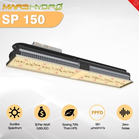 Mars Hydro SP 150 LED Grow light Full Spectrum Indoor Garden Hydroponics Zero Noise Waterproof Professional Planting Phytolamp ► Photo 1/6