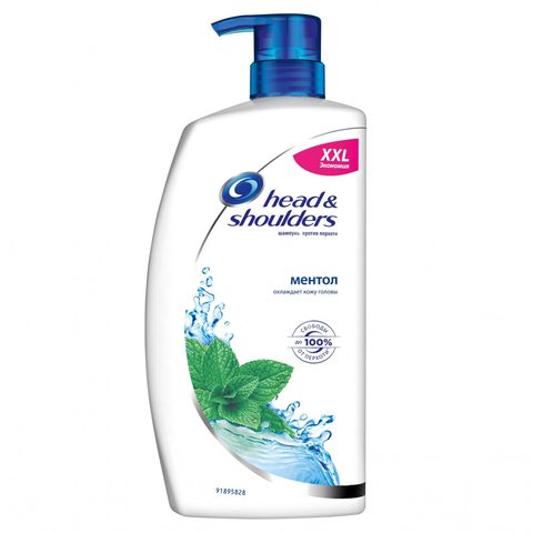 Шампунь против перхоти Head&Shoulders ХХL экономия Ментол 900 мл. ► Photo 1/1