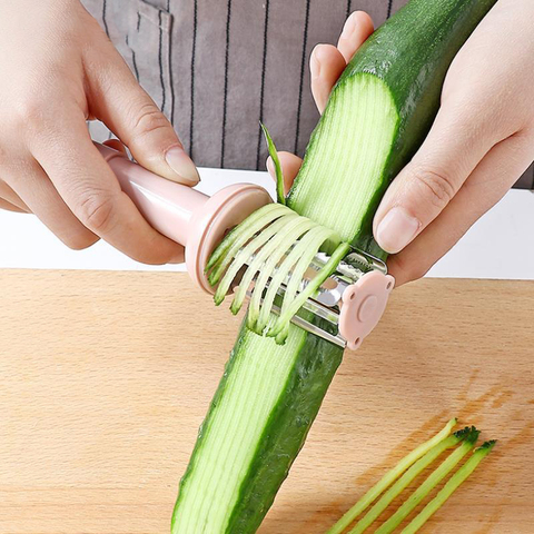 3 in 1 Multi-function Vegetable Peeler Vegetables Cutter Potato carrot Grater Garlic Press Food Processor Kitchen Accessories ► Photo 1/6