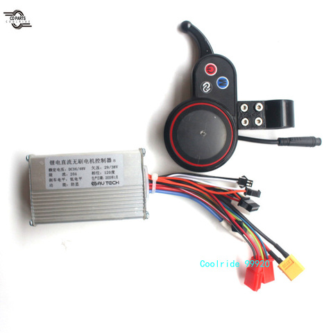 Electric Bicycle Accessories 24/36/48V Scooter Brushless DC Motor Controller with LCD Display Control Panel Can Shift ► Photo 1/6