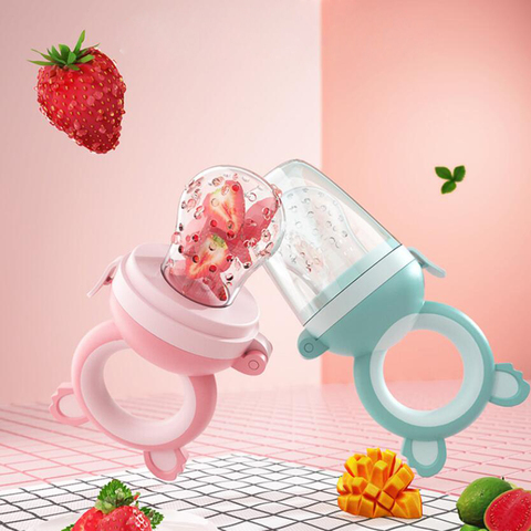 Baby Infants Fresh Fruit Feeder Pacifier Nipple Kids Silicone Food Feeding Pacifier Tool For Children Eating Fruit Accessories ► Photo 1/6