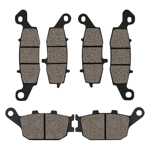 Cyleto Motorcycle Front and Rear Brake Pads for Suzuki SV400 2003-2005 SV650 2002-2013 DL650 V-Strom 2004-2022 DL1000 2002-2012 ► Photo 1/6