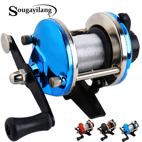 Sougayilang 3.5:1 Gear Ratio 3 Color Mini Trolling Reel Casting Ice Fishing Reel Baitcasting Reels Coil Fishing Tackle De Pesca ► Photo 1/6