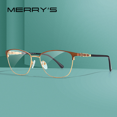 MERRYS DESIGN Women Luxury Glasses Frame Ladies Fashion Trending Eyewear Myopia Prescription Optical Eyeglasses S2111 ► Photo 1/6