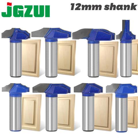 1 pc 12mm Shank Woodworking Door Frame Router Bits for wood carbide lassical door cabinet bits Engraving Milling Cutte ► Photo 1/6