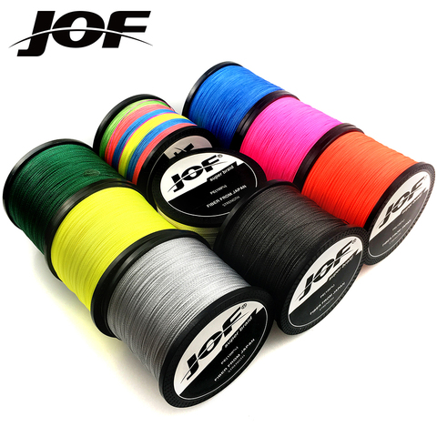 JOF Braided Fishing Line 500M 300M 100M 4 Strands Multifilament Fishing Line Carp Fishing Wire ► Photo 1/6