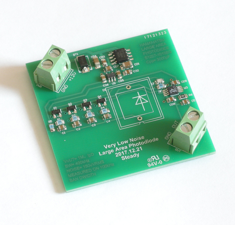 Ultra Low Noise Large Area Photodiode Amplifier Silicon Photovoltaic Amplifier ► Photo 1/5