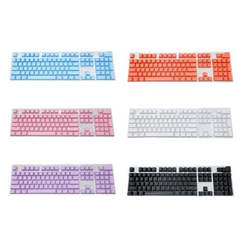 ABS Light Transmission Keyboard Cap  Mechanical Keyboard Cap Set Special Keycap 104-Key ABS Color DIY Double Injection Light ► Photo 1/6