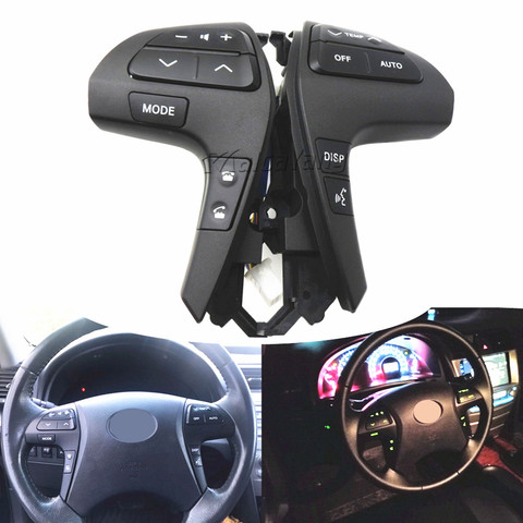 Auto Steering Wheel Audio Control Button Switch For TOYOTA HILUX VIGO COROLLA CAMRY HIGHLANDER INNOVA ► Photo 1/6