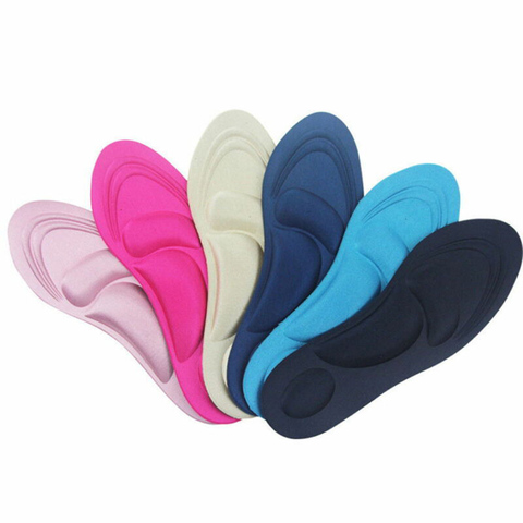 4D Orthotic Insoles Flat Memory Foam Feet Arch Support Plantillas Fascitis Shoe Pad Orthopedic Foot Insert Insole Pads ► Photo 1/6