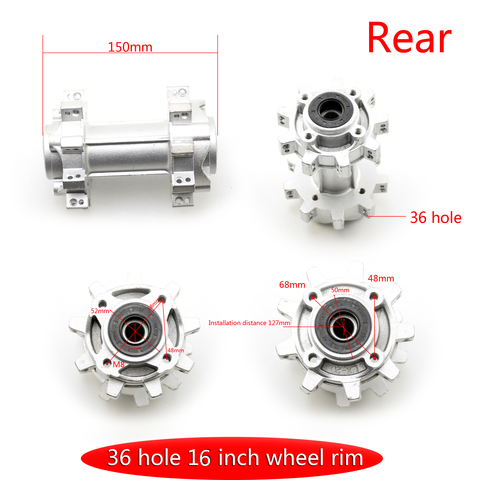 15MM front Rear Rim Hub Wheel For 16 inch 19 inch 36 hole Motocross Dirt pit bike ATV ► Photo 1/6