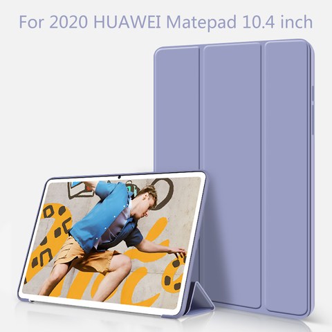 New case for HUAWEI 2022 MatePad 10.4 inch Tri-fold Silicone soft shell cover for huawei matePad LTE/10.4