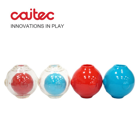 CAITEC Dog Toy Amazing Squeaker Ball Durable Floatable Springy Bite Resistant Best for Tossing Chasing Foraging Medium Large Dog ► Photo 1/6