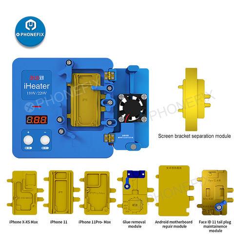 JC iHeater Face ID Pre-heating Station Heating Plate for iPhone X/XS Max/11Pro Max Motherboard Preheating Separating Desoldering ► Photo 1/6