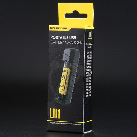 Free Shipping New NITECORE UI1 Portable Dual-Slot USB Li-ion Battery Charger Outdoor Charging Without Battery 18650 14500 CR123 ► Photo 1/5