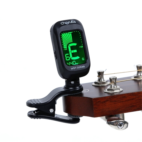 Folk Acoustic Guitar Tuner Violin Ukulele Bass Electronic Tuning Tuner Stringed Musical Instrument Accessories Guitar Bass Tuner ► Photo 1/6